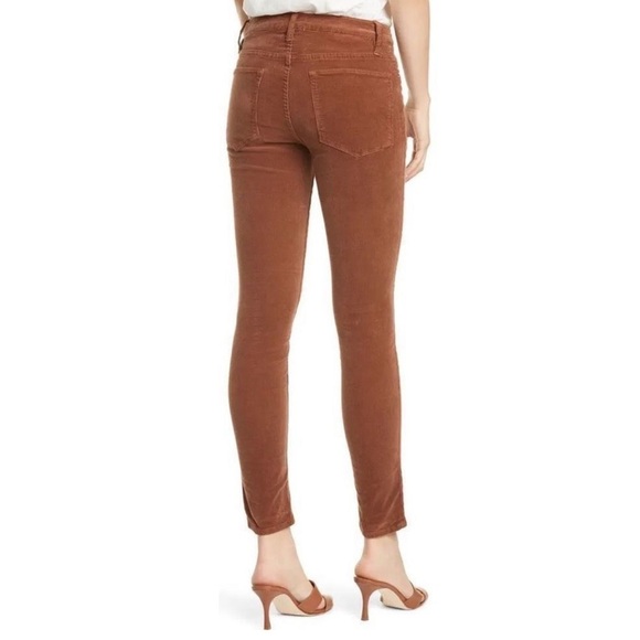 Frame Denim Le High Skinny Corduroy Pants in Butterscotch - Picture 2 of 14